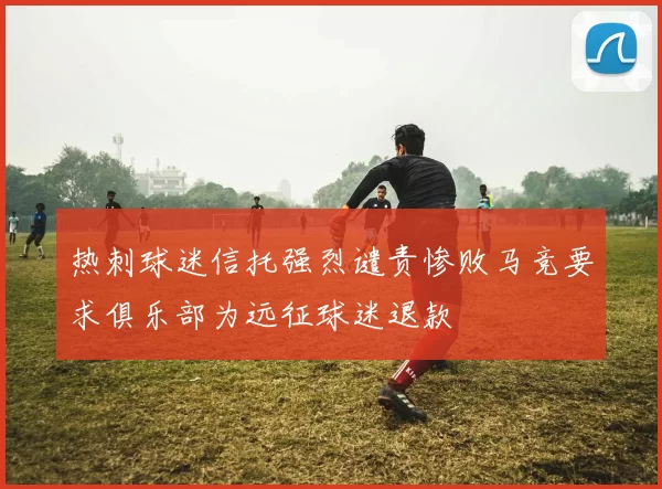 热刺球迷信托强烈谴责惨败马竞要求俱乐部为远征球迷退款